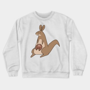 Kangaroo and Little Sloth Crewneck Sweatshirt